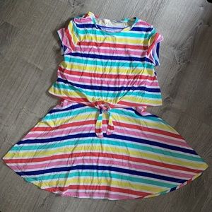 Arizona Jean Casual Striped Shirt Dress Size 7/8